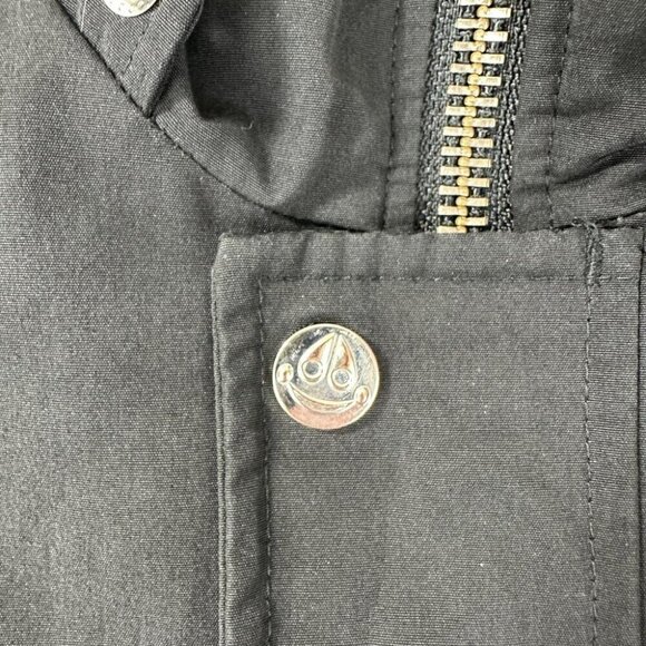 Moose Knuckles Black Down Jacket Men's Size L - Picture 13 of 15